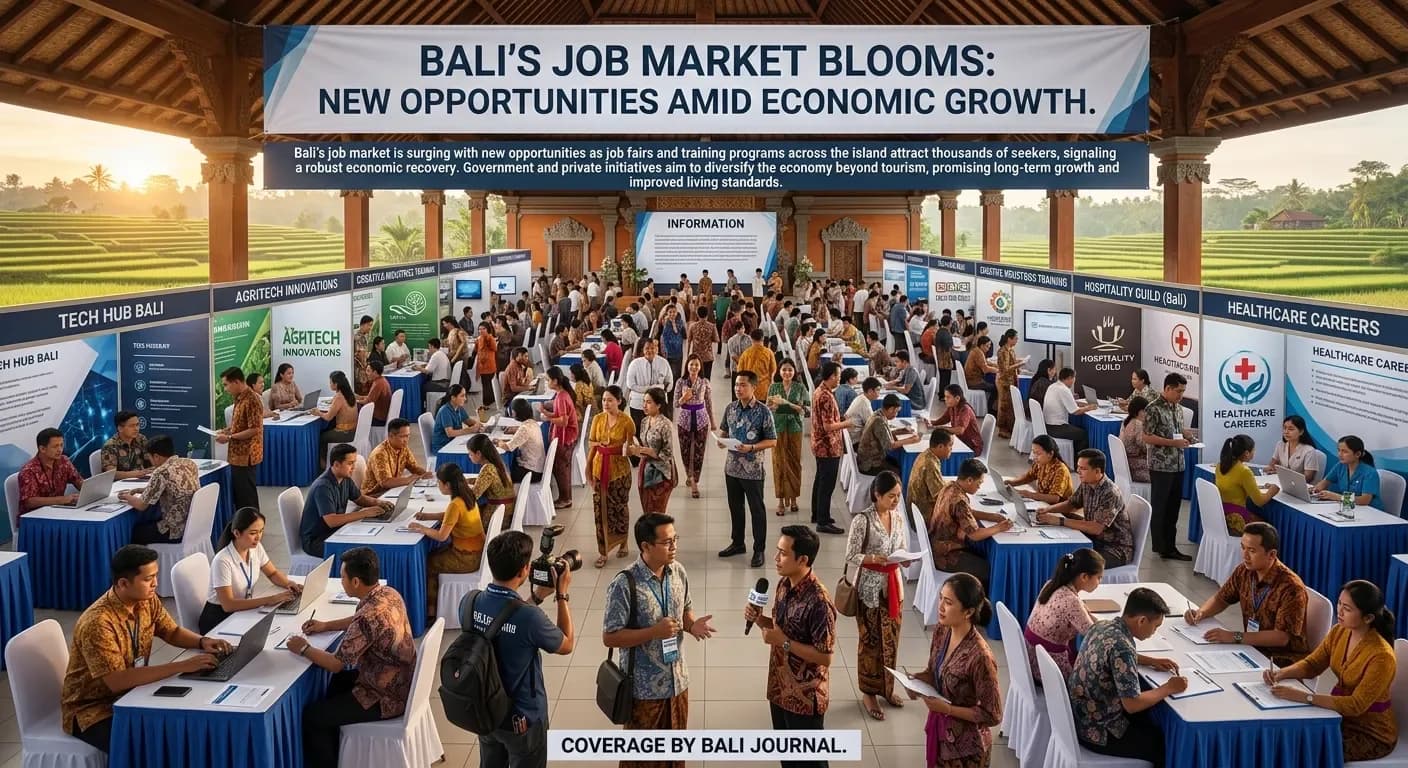 Bali's Job Market Blooms: New Opportunities Amid Economic Growth