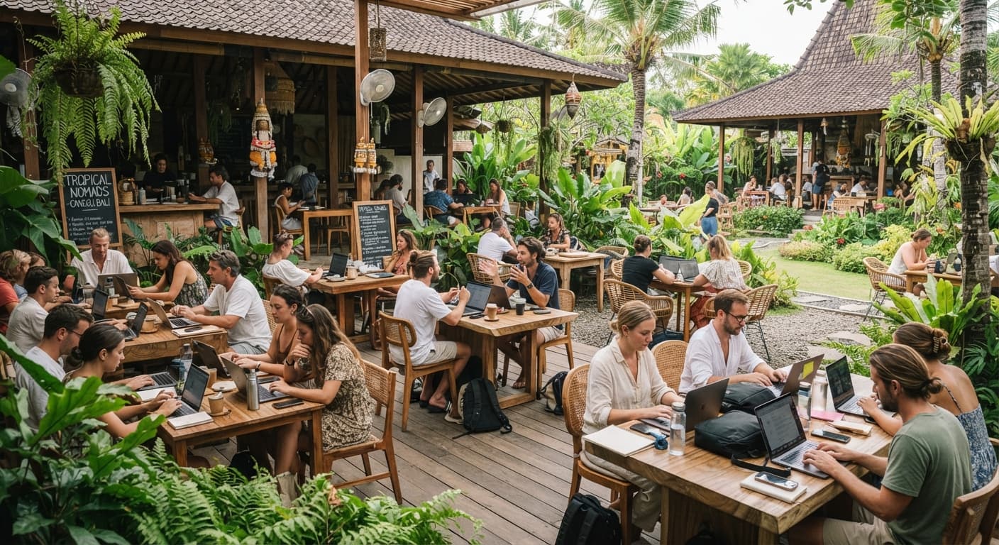 Bali's Digital Nomad Boom: Transforming Local Tourism Landscape