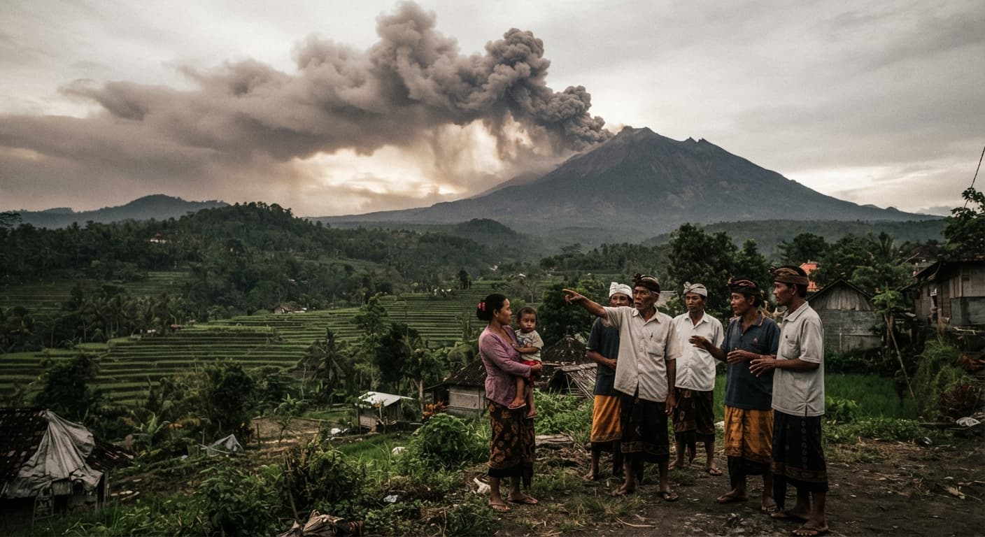 Bali's Mount Agung Erupts: Local Communities on High Alert