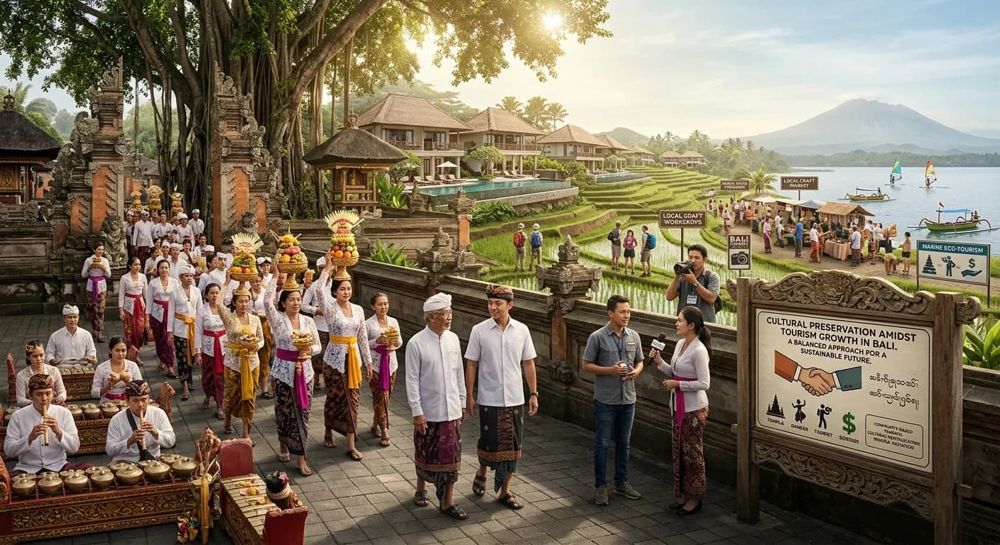 Cultural Preservation Amidst Tourism Growth in Bali