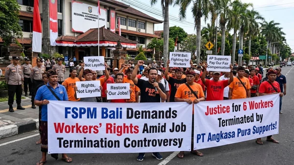 FSPM Bali Demands Workers' Rights Amid Job Termination Controversy