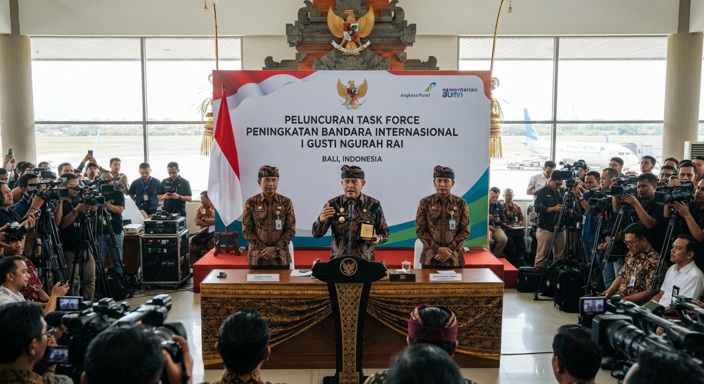 Governor Launches Task Force to Upgrade Ngurah Rai International Airport