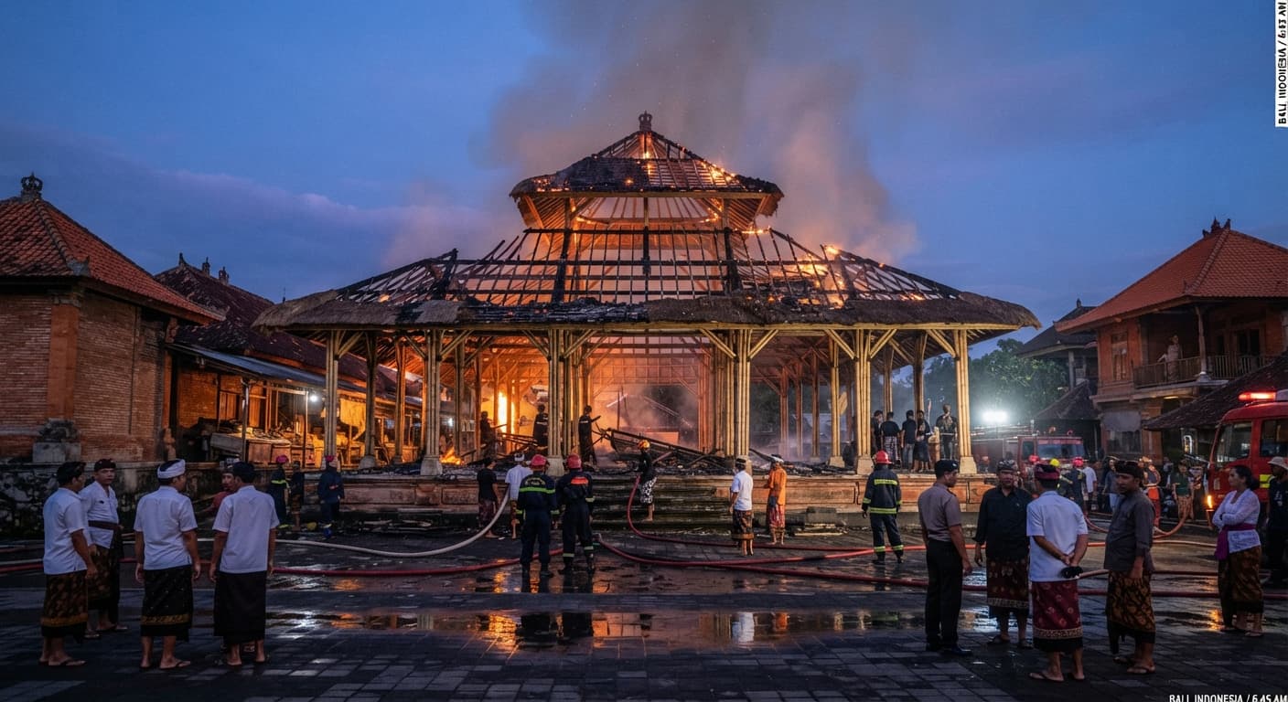 Massive Blaze Engulfs Club Med Bali, Causing Rp 5 Billion in Damages