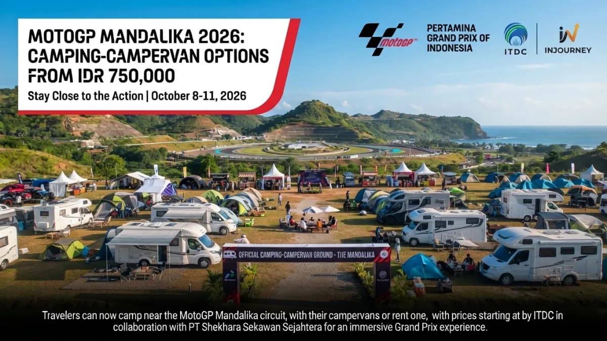 MotoGP Mandalika 2026: Camping Options Available from IDR 750,000