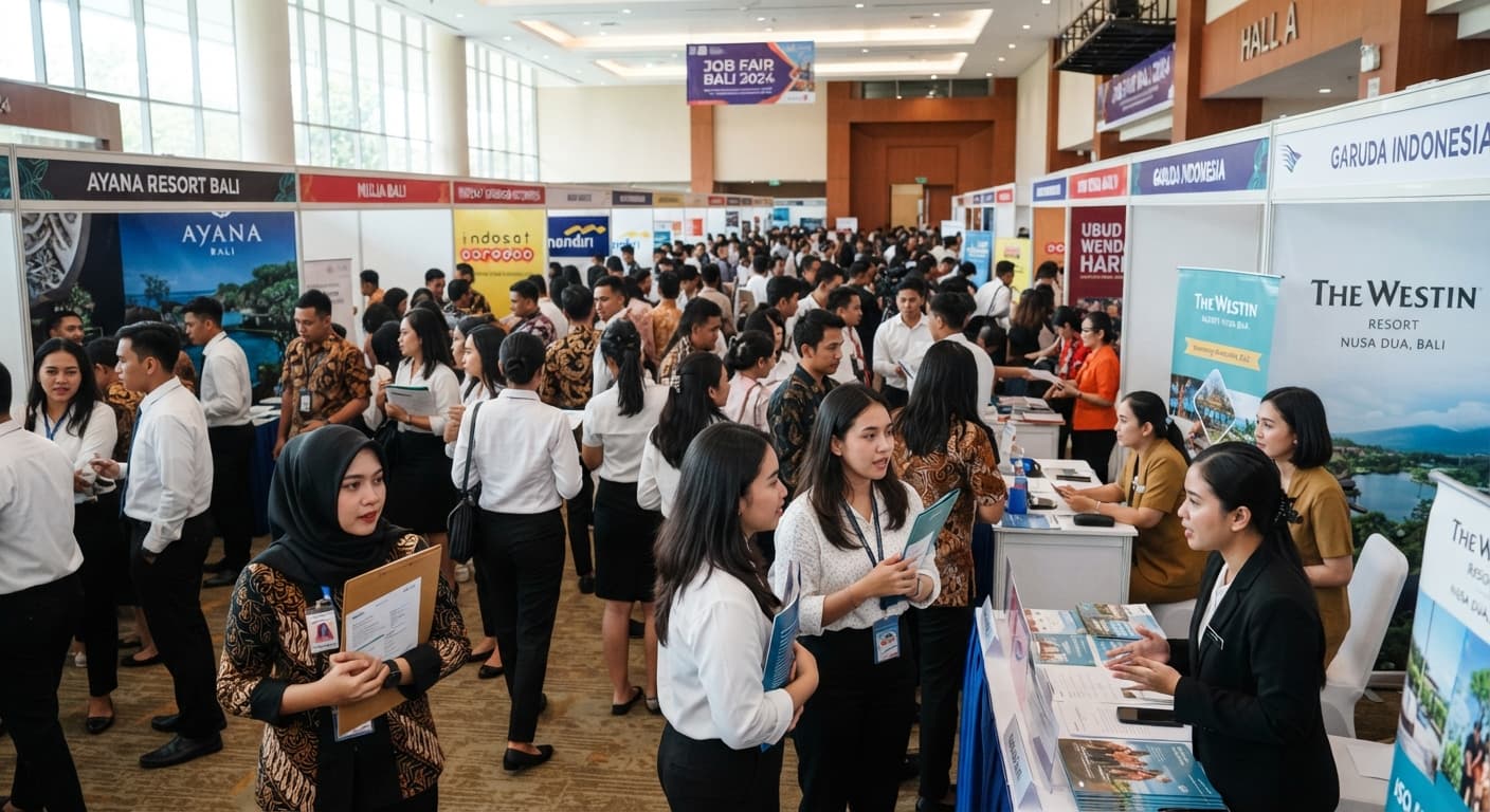 New Job Fairs in Bali Target Youth Employment Amid Economic Growth