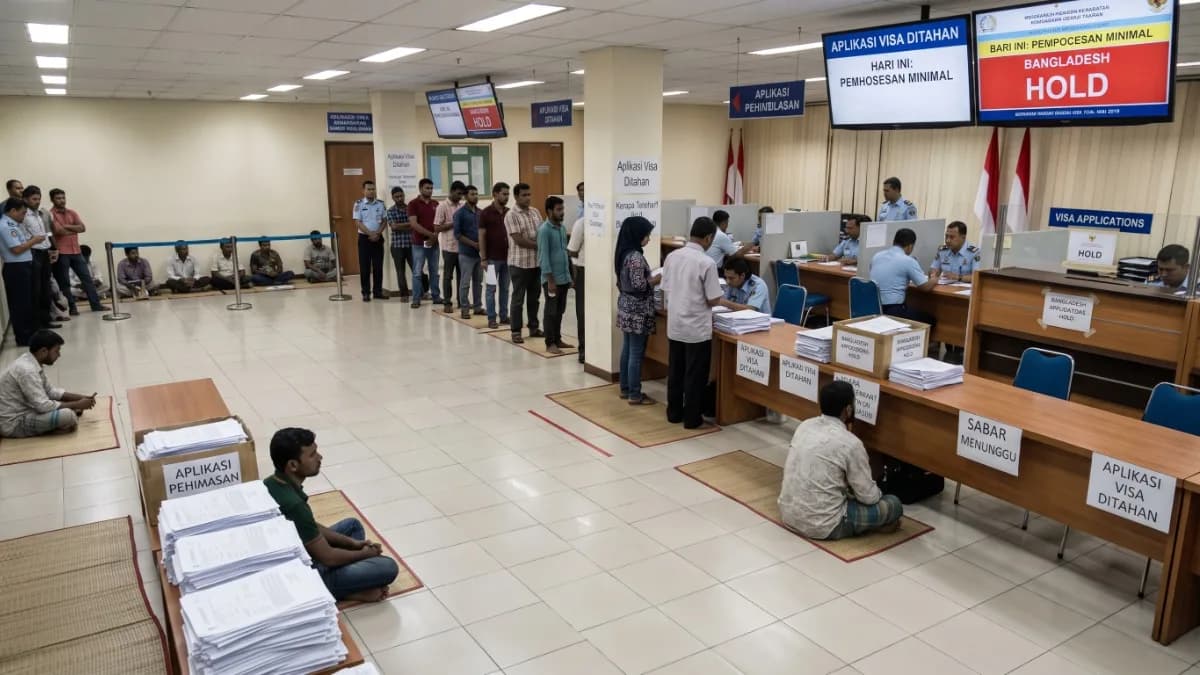 Visa Applications from Bangladesh to Indonesia Stuck in Limbo for Months